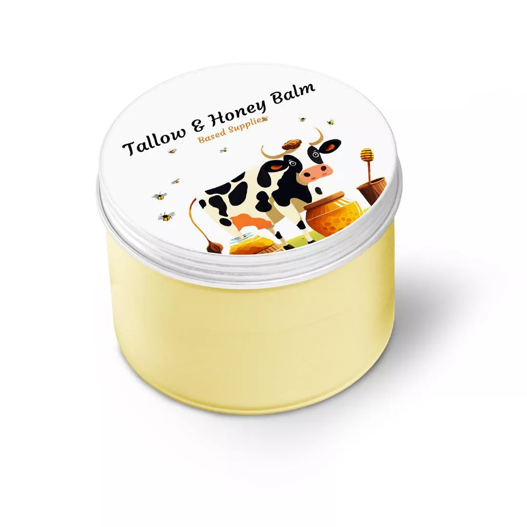 Tallow Honey Balm Moisturizer Cream All Purpose Grass Fed Beef tallow-honey-balm-moisturizer-cream-all-purpose-grass-fed-beef